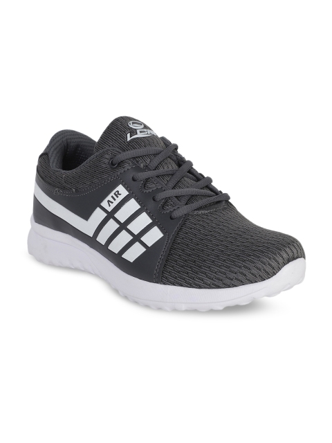 Lancer Men Grey Solid Sneakers
