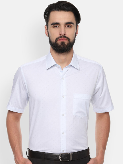 

Van Heusen Men Blue Regular Fit Printed Formal Shirt