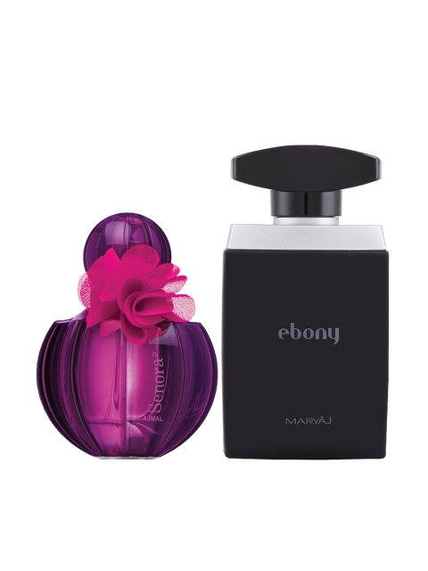 

Ajmal Unisex Set of 2 Fruity & Mild Perfumes, Purple