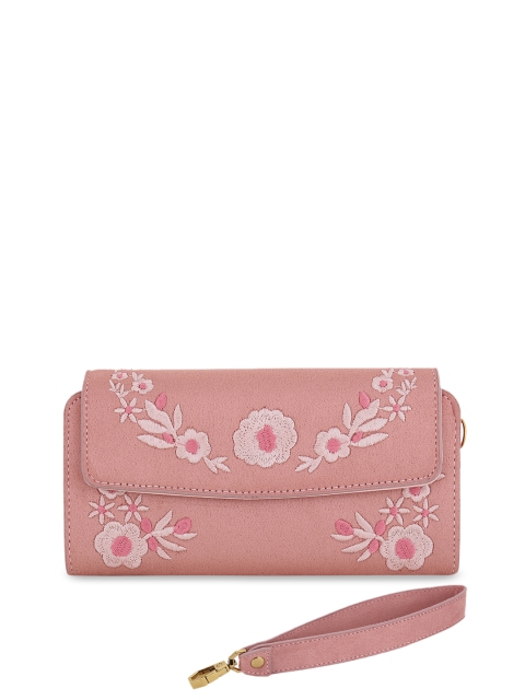 

Diana Korr Women Pink Printed Two Fold Wallet