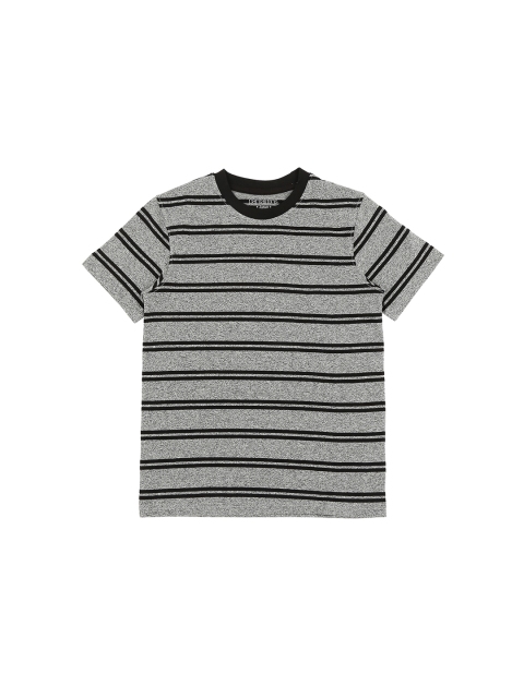 

Pantaloons Junior Boys Grey Striped Round Neck T-shirt