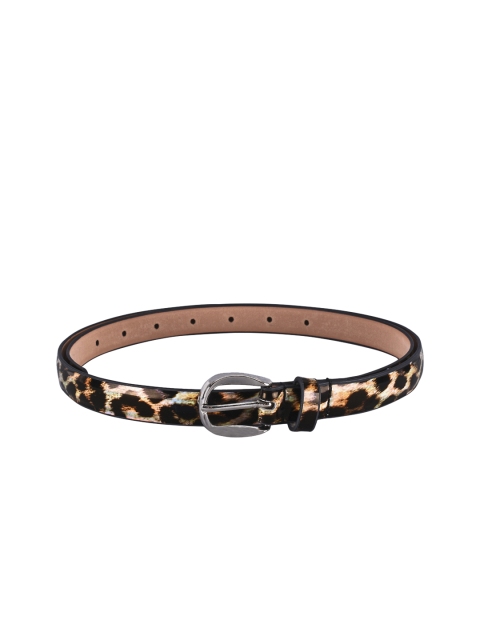 

BuckleUp Women Black Printed Belt