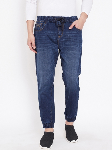 

Canary London Men Blue Jogger Low-Rise Clean Look Stretchable Jeans