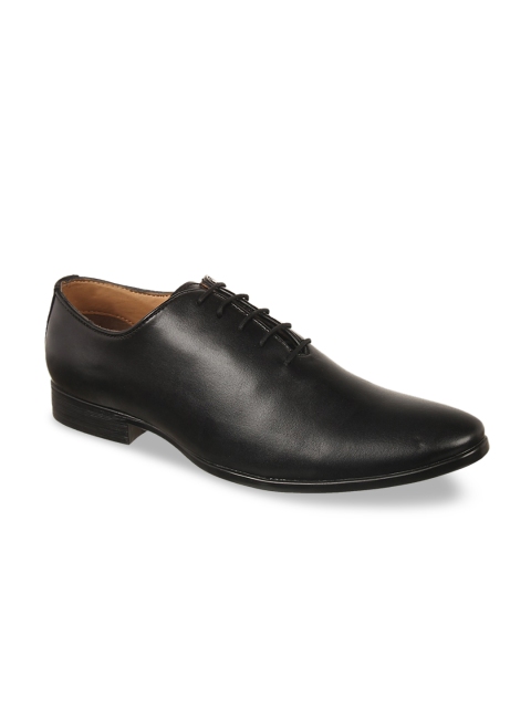 

Vardhra Men Black Solid Formal Oxfords