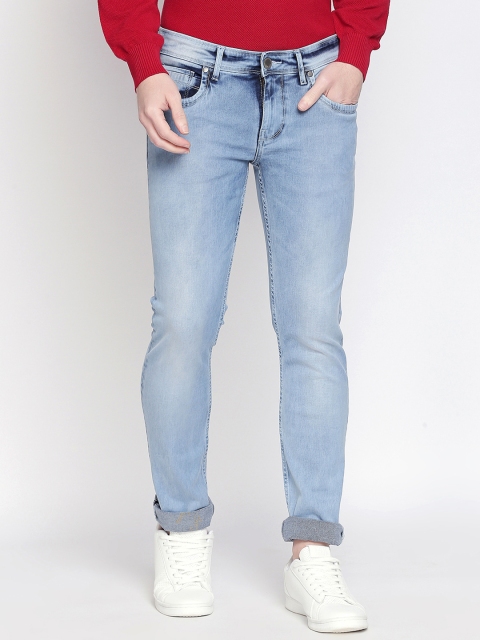 

Basics Men Blue Skinny Fit Low-Rise Clean Look Stretchable Jeans