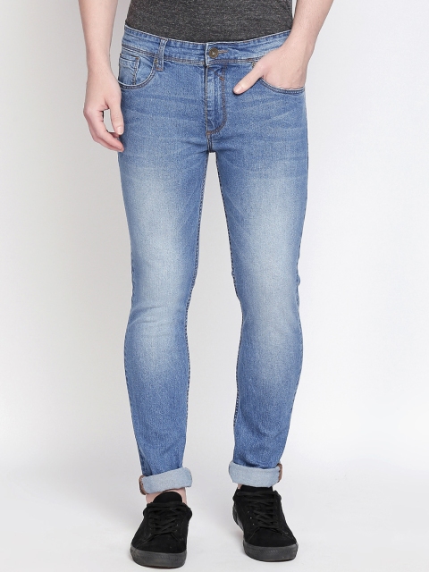 

Basics Men Blue Skinny Fit Low-Rise Clean Look Stretchable Jeans