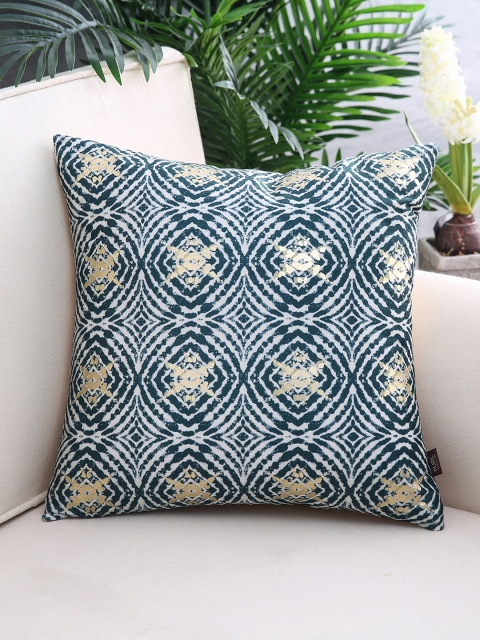 

Pure Home and Living Blue & White Single Abstract Square Cushion Covers