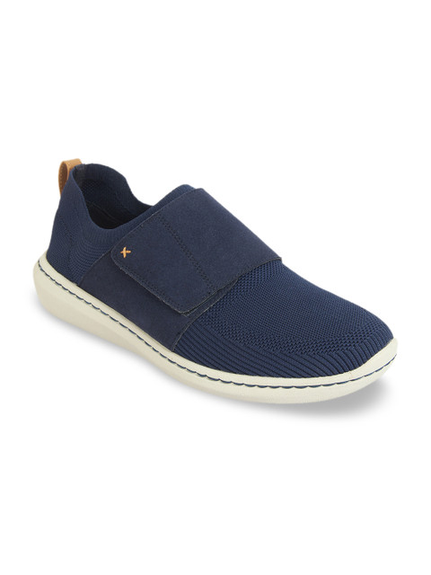 

Clarks Men Navy Blue Slip-On Sneakers