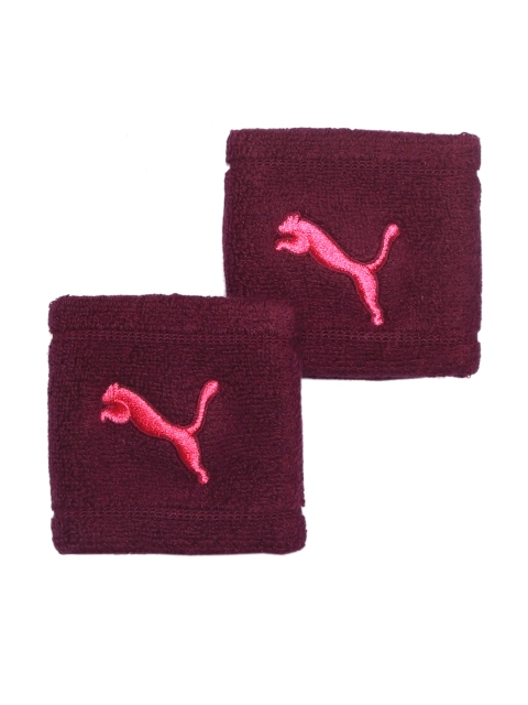 

Puma Unisex Pack of 2 Purple Wristbands