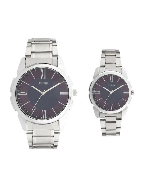 

FLUID Unisex Black Analogue Couple Watch FL-762PR-BK01
