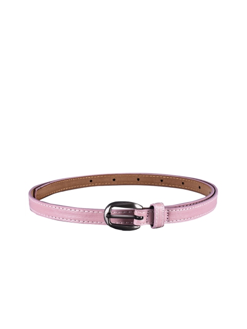 

BuckleUp Women Pink Solid Belt