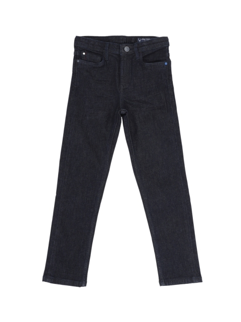 

Allen Solly Junior Boys Navy Blue Regular Fit Mid-Rise Clean Look Stretchable Jeans