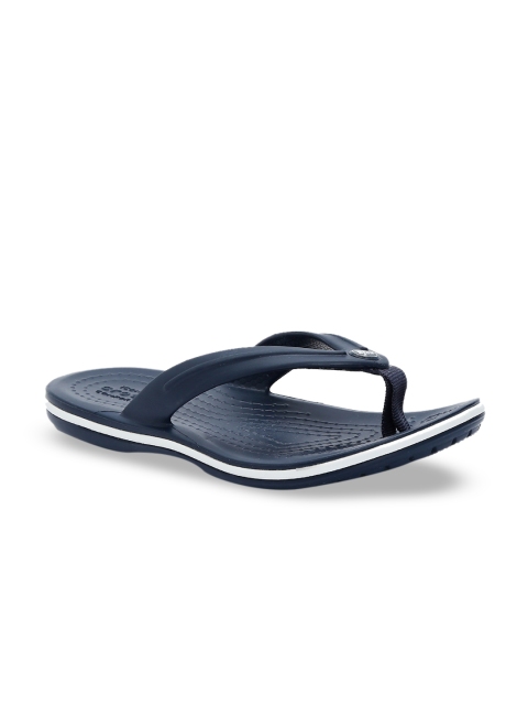

Crocs Crocband Kids Navy Blue Solid Thong Flip-Flops