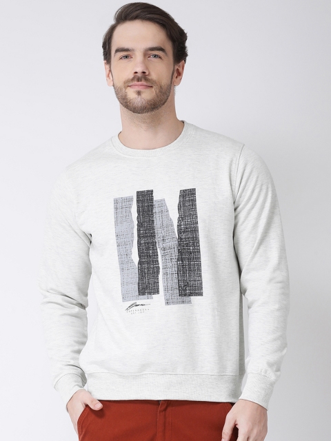 

COBB Men Grey Printed Sweatshirt