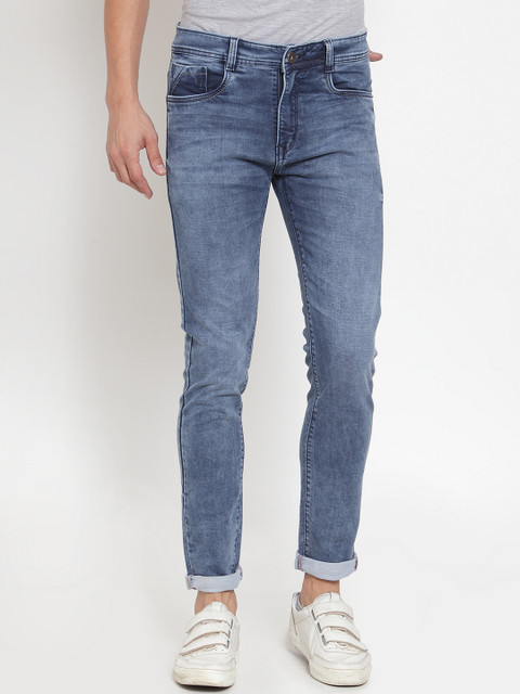 

Rodamo Men Blue Slim Fit Mid-Rise Clean Look Stretchable Jeans