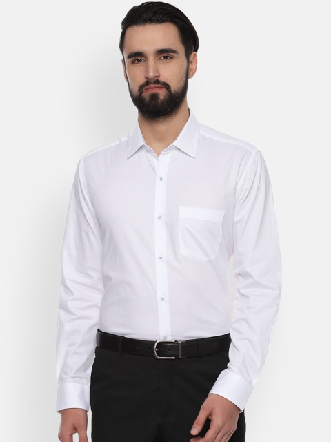 

Van Heusen Men White Regular Fit Solid Formal Shirt