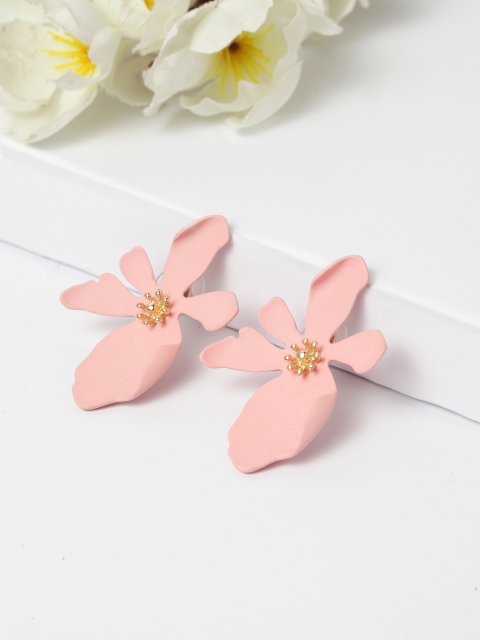 

AVANT-GARDE PARIS Pink Floral Studs
