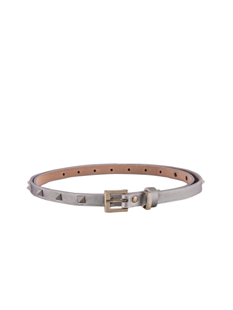 

BuckleUp Women Grey Embellished Belt