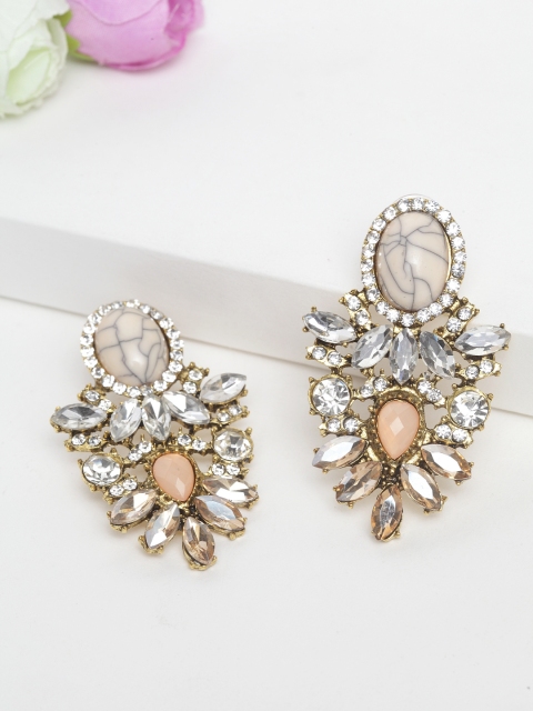 

AVANT-GARDE PARIS Gold-Plated Contemporary Drop Earrings