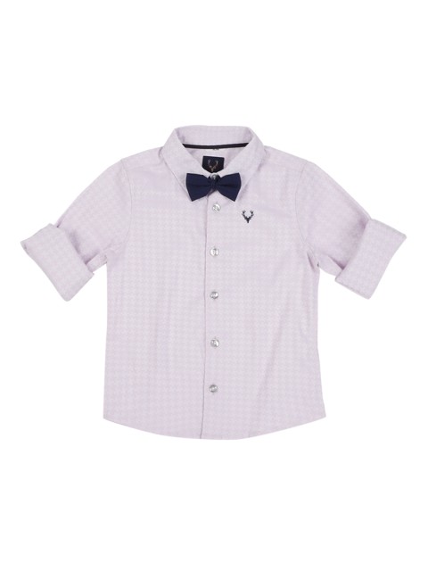 

Allen Solly Junior Boys Pink Regular Fit Printed Party Shirt