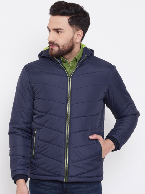 

Canary London Men Navy Blue Solid Lightweight Padded Jacket