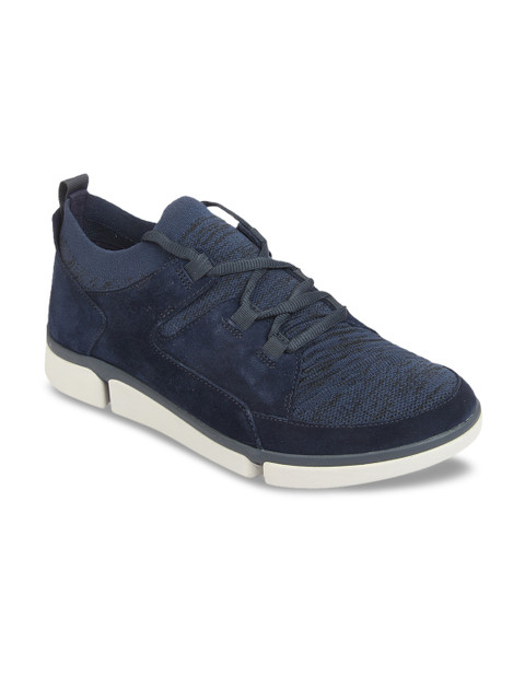 

Clarks Men Navy Blue Sneakers