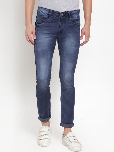 

Rodamo Men Blue Slim Fit Mid-Rise Clean Look Stretchable Jeans