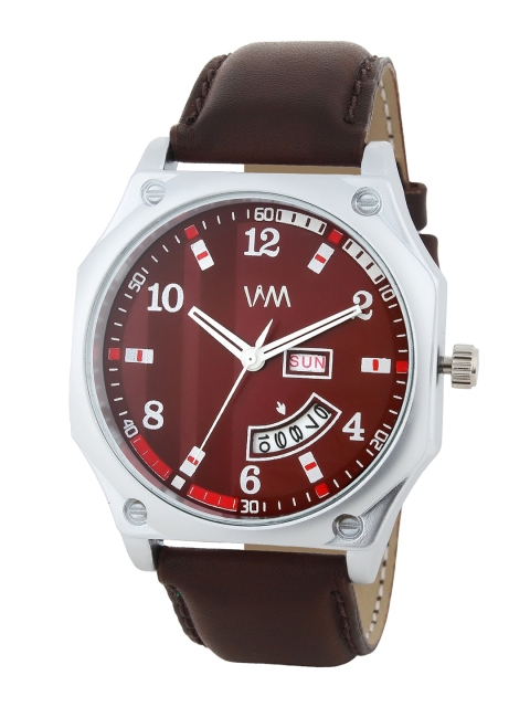 

WM Men Maroon Analogue Watch DDWM-063