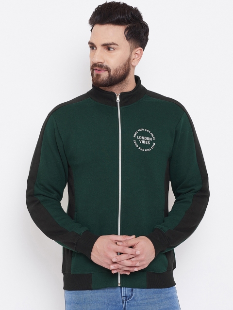 

Canary London Men Green & Black Colourblocked Sweatshirt