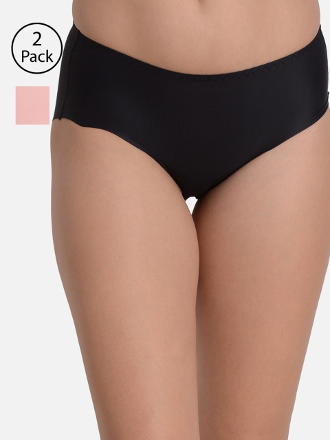 

fashiol Women Pack of 2 Assorted Hipster Briefs