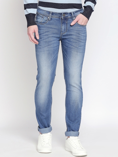 

Basics Men Blue Skinny Fit Low-Rise Clean Look Stretchable Jeans