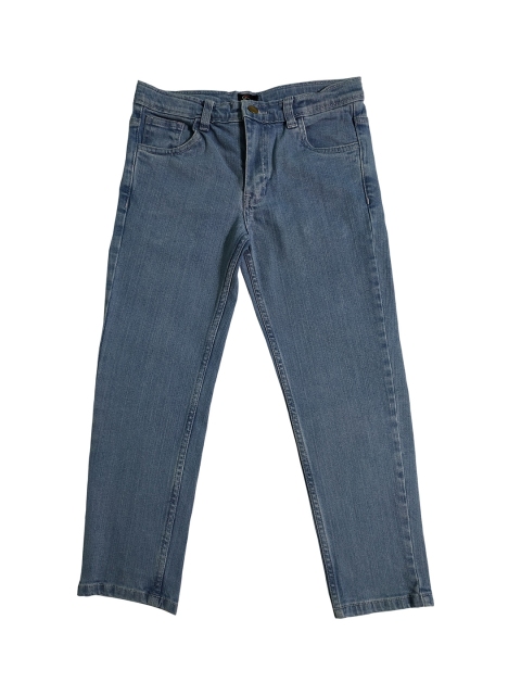 

KiddoPanti Boys Blue Regular Fit Mid-Rise Clean Look Jeans