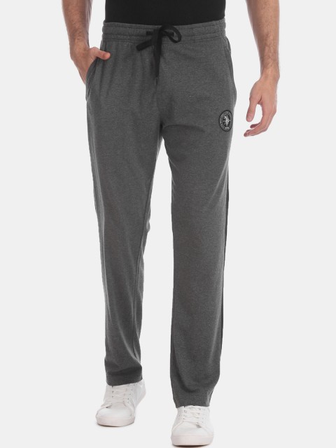 

U.S. Polo Assn. Men Grey Solid Track Pants