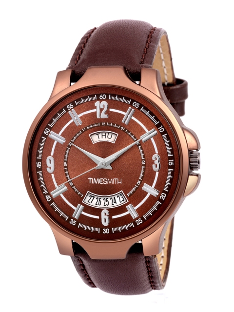 

TIMESMITH Men Brown Analogue Watch TSC-085ktd1