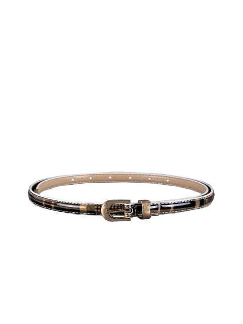 

BuckleUp Women Black & Brown Printed Belt