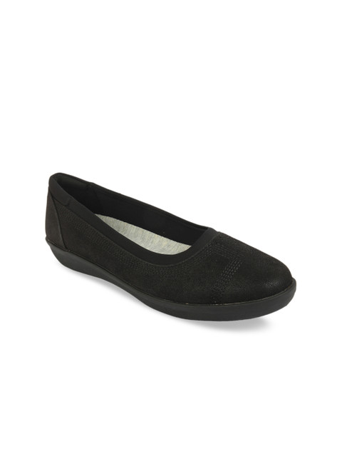 

Clarks Women Black Solid Ballerinas