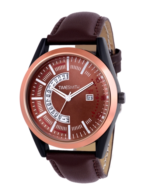

TIMESMITH Men Brown Analogue Watch TSC-101 ktd1