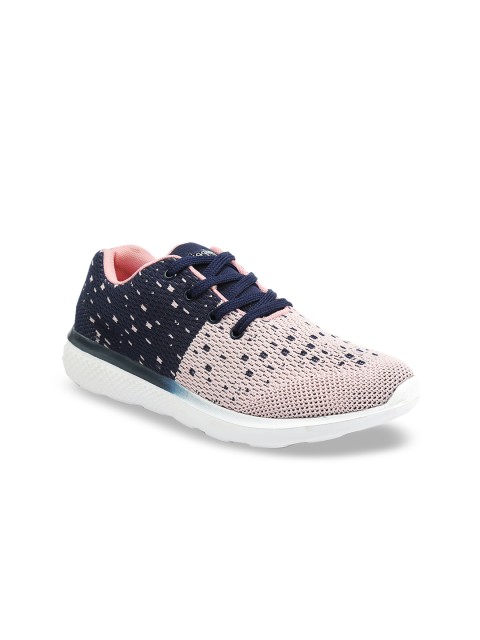 

meriggiare Women Pink & Navy Blue Sneakers