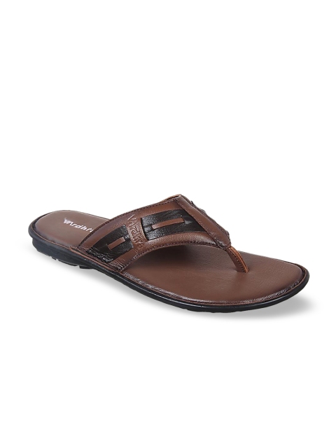 

Vardhra Men Brown Leather Comfort Sandals