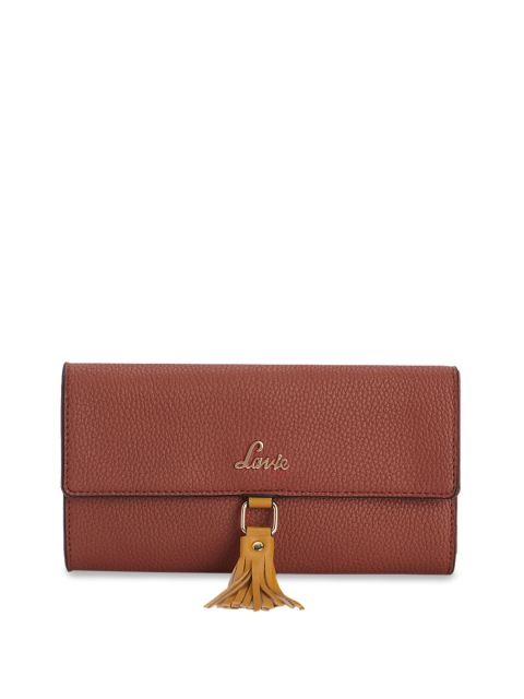 

Lavie Women Brown Solid Two Fold Wallet