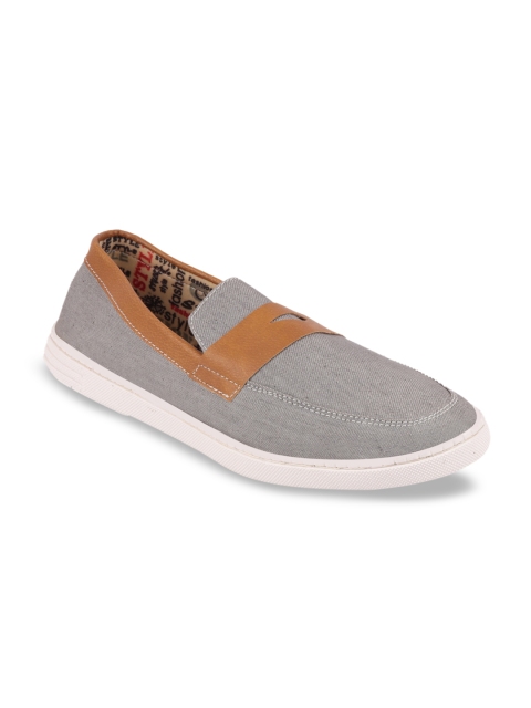 

FAUSTO Men Grey Loafers