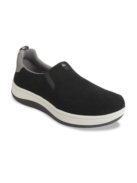 

Clarks Men Black Arla Ease Slip-On Sneakers