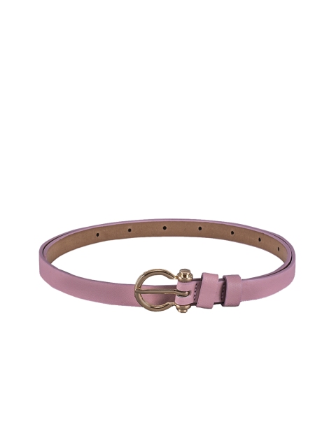 

BuckleUp Women Pink Solid Belt