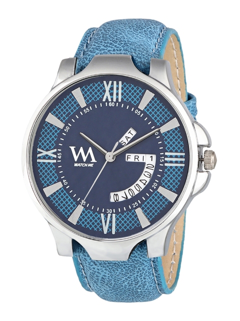 

WM Men Blue Leather Analogue Watch DDWM-027ktd1