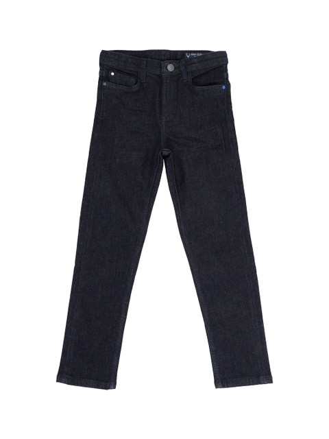 

Allen Solly Junior Boys Navy Blue Regular Fit Mid-Rise Clean Look Jeans