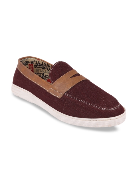 

FAUSTO Men Maroon Loafers