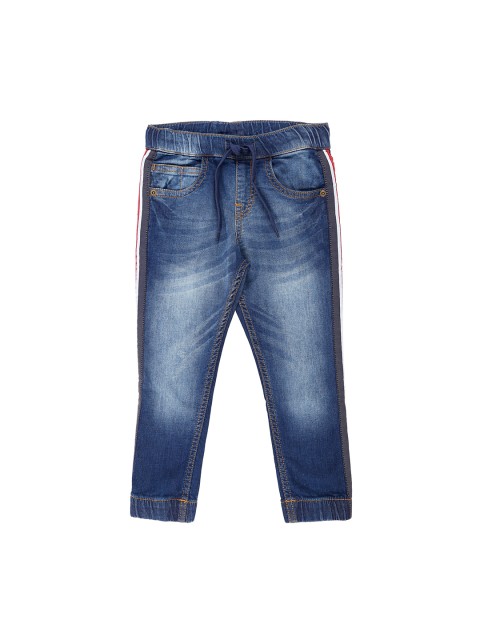

Pantaloons Junior Boys Blue Tapered Fit Mid-Rise Clean Look Stretchable Jeans