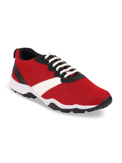 

FAUSTO Men Black & Red Sneakers