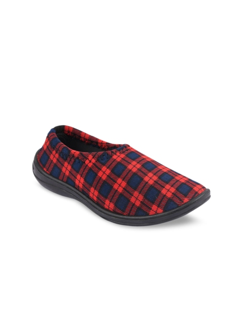 

Shoetopia Women Red Slip-On Sneakers