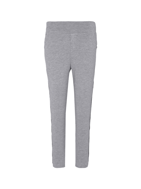 

Punkster Girls Grey Melange Solid Knitted Jeggings